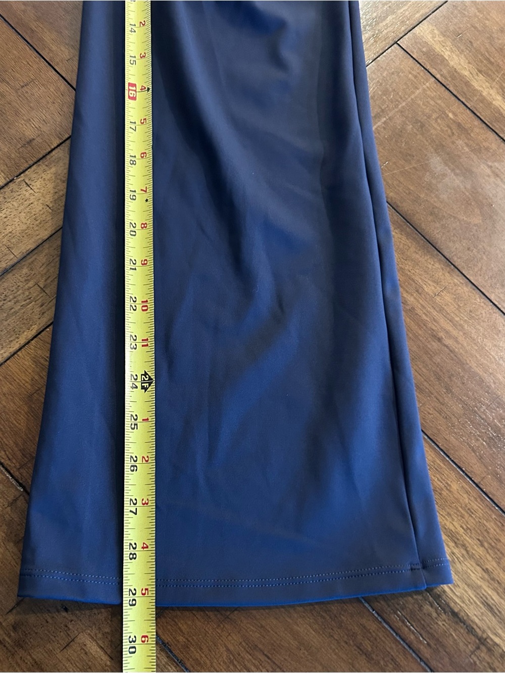Halara Halara Flex DayStretch Side Zipper Navy Work Flare Pants XS NWOT - Picture 8 of 12